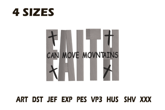 Faith Can Move Mountains Embroidery Review