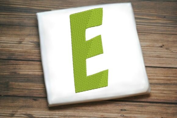 Review: Alphabet Letter E Machine Embroidery Design