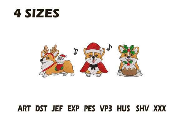 Review: Christmas Corgi Embroidery Design Set
