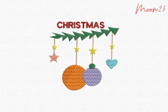 Review: Christmas Hanging Ornament Embroidery for Sweatshirts