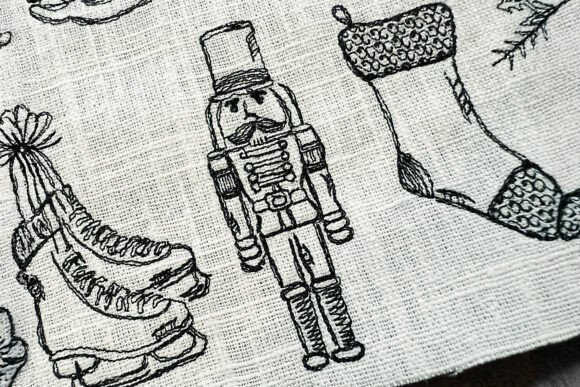 Review: Christmas Nutcracker Machine Embroidery for Apparel