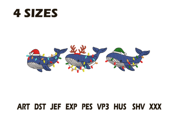 Review: Christmas Whale Embroidery Set for Etsy