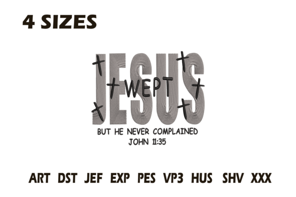 Review: Jesus Wept Cross Design for Etsy