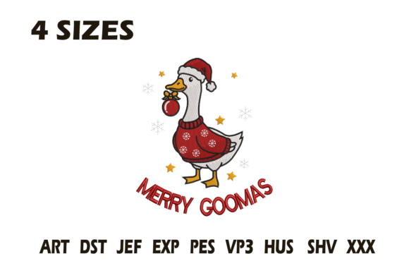 Review: Merry Goomas Goose Embroidery for Boutique Sweatshirts