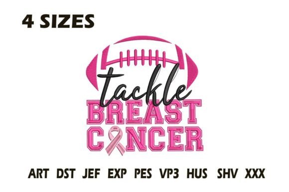 Review: Tackle Breast Cancer Embroidery Design