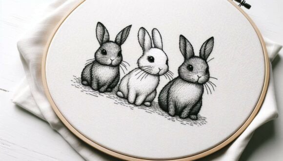 Reviewing Embroidery Fabric Bunnies for Boutique Apparel