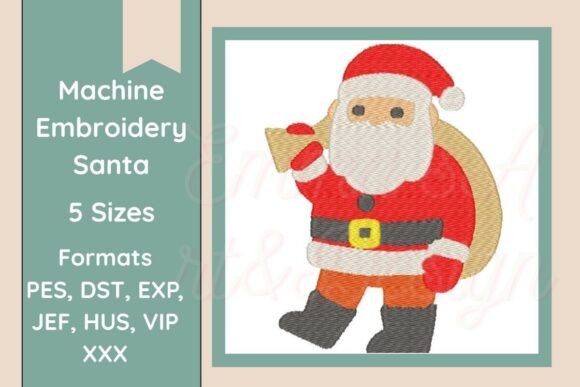 Reviewing Father Christmas Machine Embroidery for Gifts
