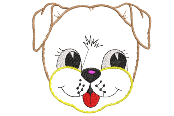 Reviewing the Cute Puppy Face Embroidery Design