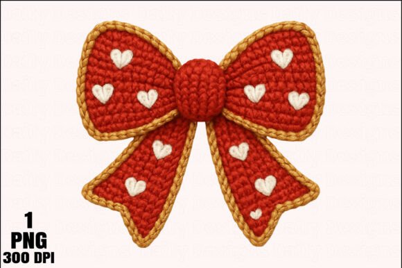 Reviewing the Yarn Faux Embroidery Valentine Bow PNG